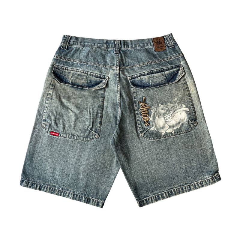 RARE Vintage JNCO Bulldog Jorts (L)