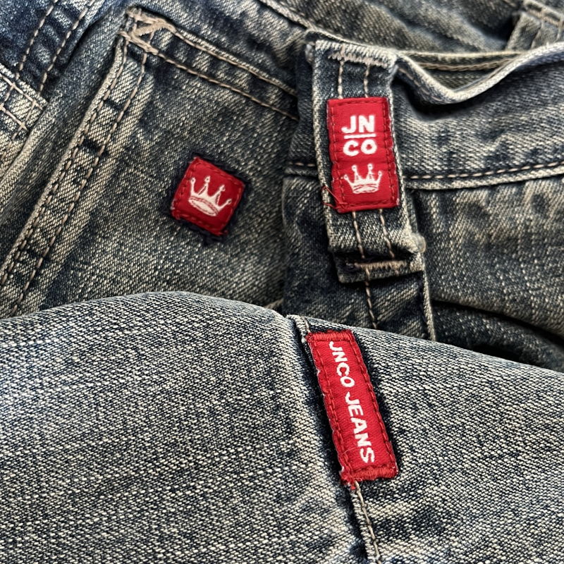 RARE Vintage JNCO Bulldog Jorts (L)