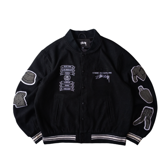 Blouson Teddy Stüssy X CDG 40e Anniversaire Vintage (M)