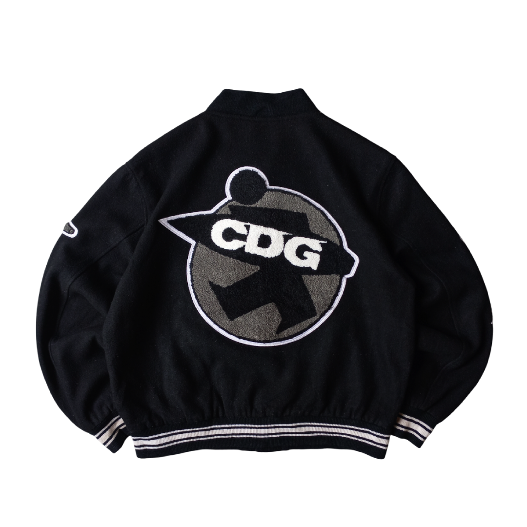 Vintage Stüssy X CDG 40th Anniv Collegejacke (M)