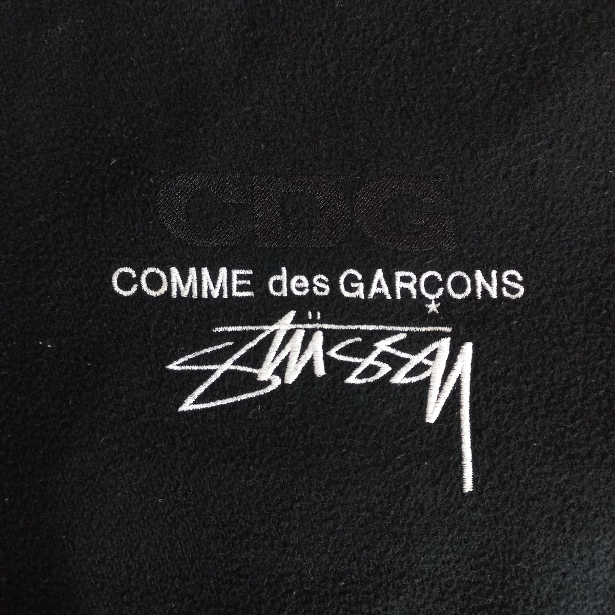 Vintage Stüssy X CDG 40th Anniv Collegejacke (M)