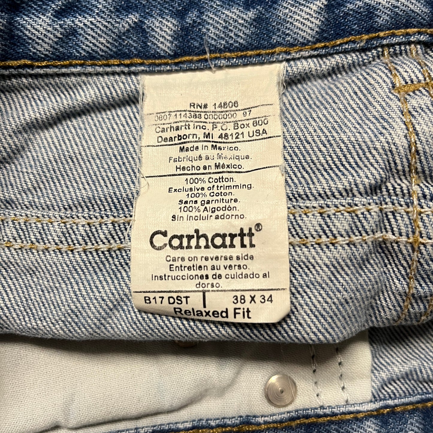 Vintage Carhartt Jeans (38x34)