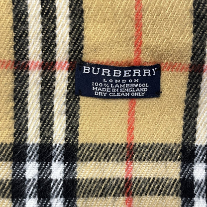 Vintage Burberry Scarf 100% Lambswool