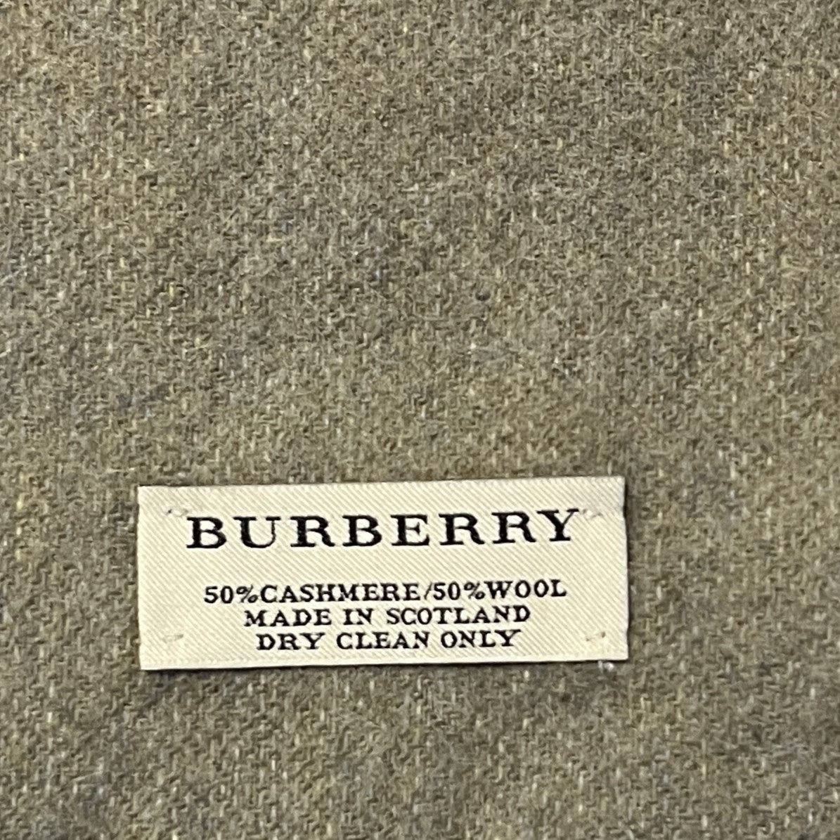 Vintage Burberry Scarf 50% Cashmere