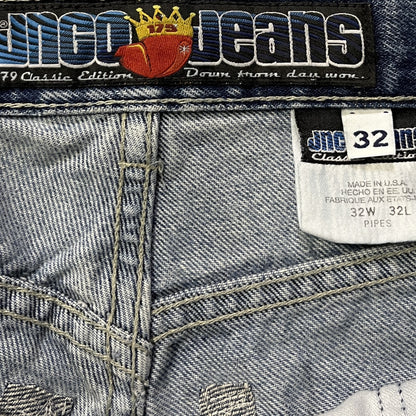 RARE Vintage JNCO Crown Heart Jeans (32x32US)
