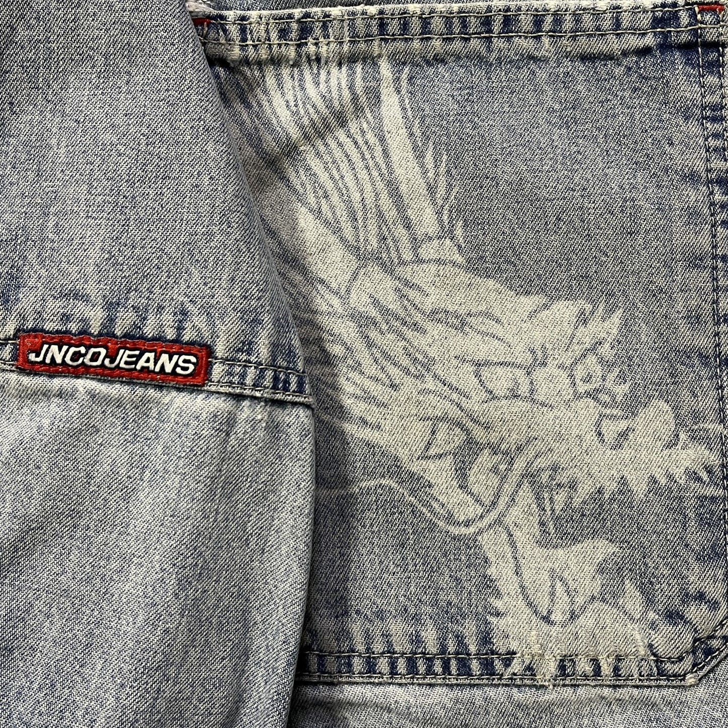 RARE Vintage JNCO Dragon Jeans (29x30US)