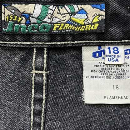 RARE Vintage JNCO Flamehead Jeans (S)