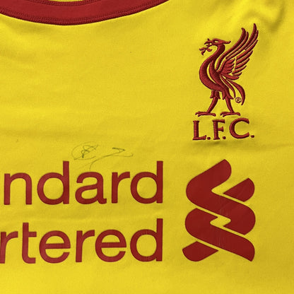 Vintage Signed Gerrard Liverpool Jersey (L)
