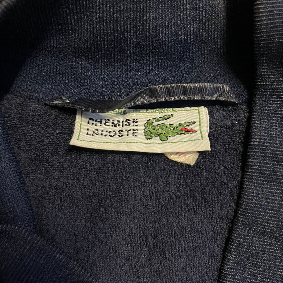 Blouson aviateur vintage Lacoste fabriqué en France (L)