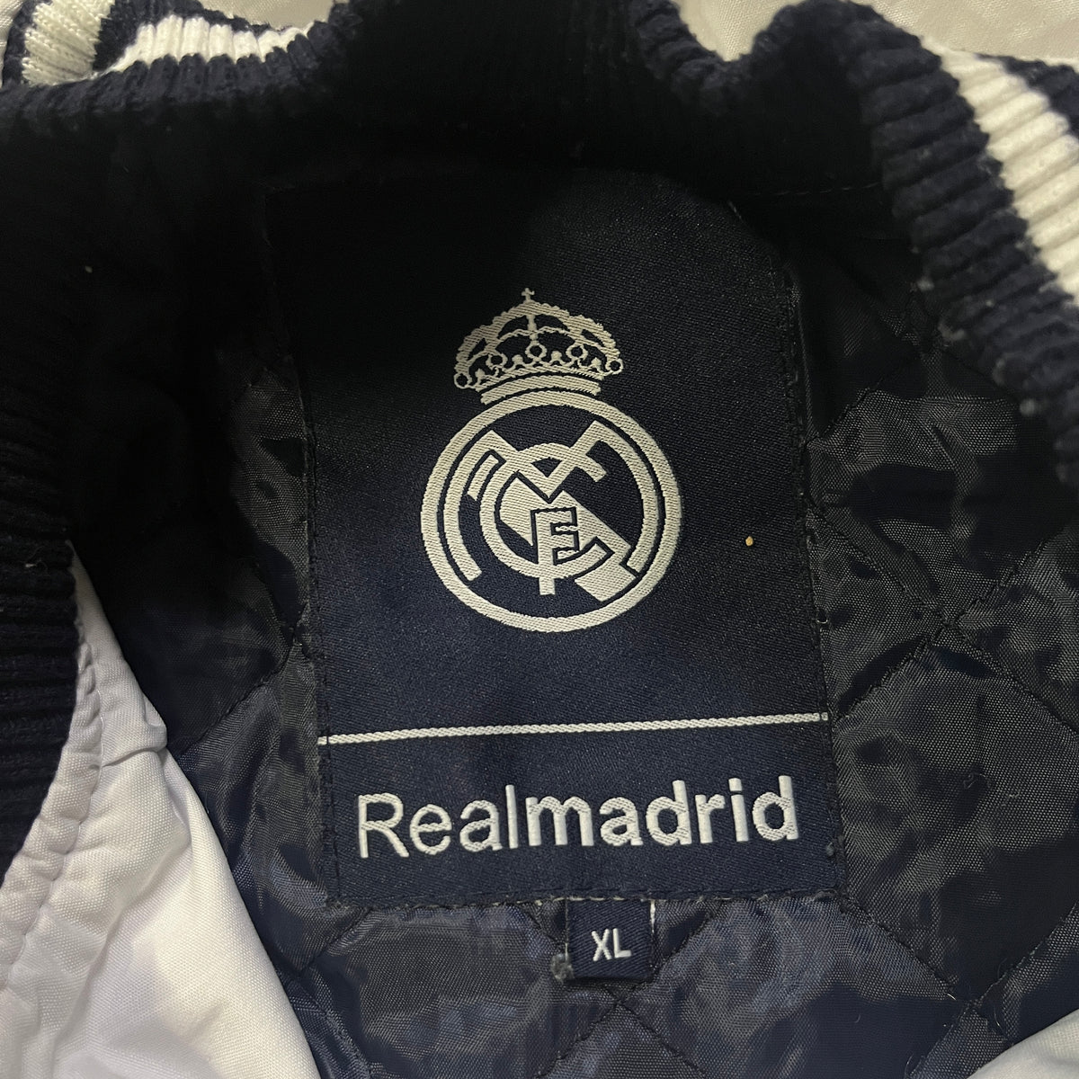Vintage Real Madrid Bomber Jacket (L)
