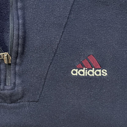 Vintage Adidas 1/4 Zip Sweat (S)