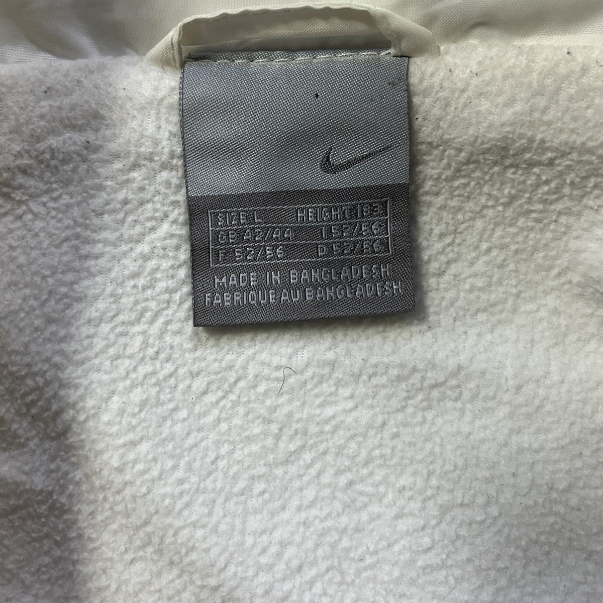 Vintage Nike Trackjacket Lined with Fleece (L)