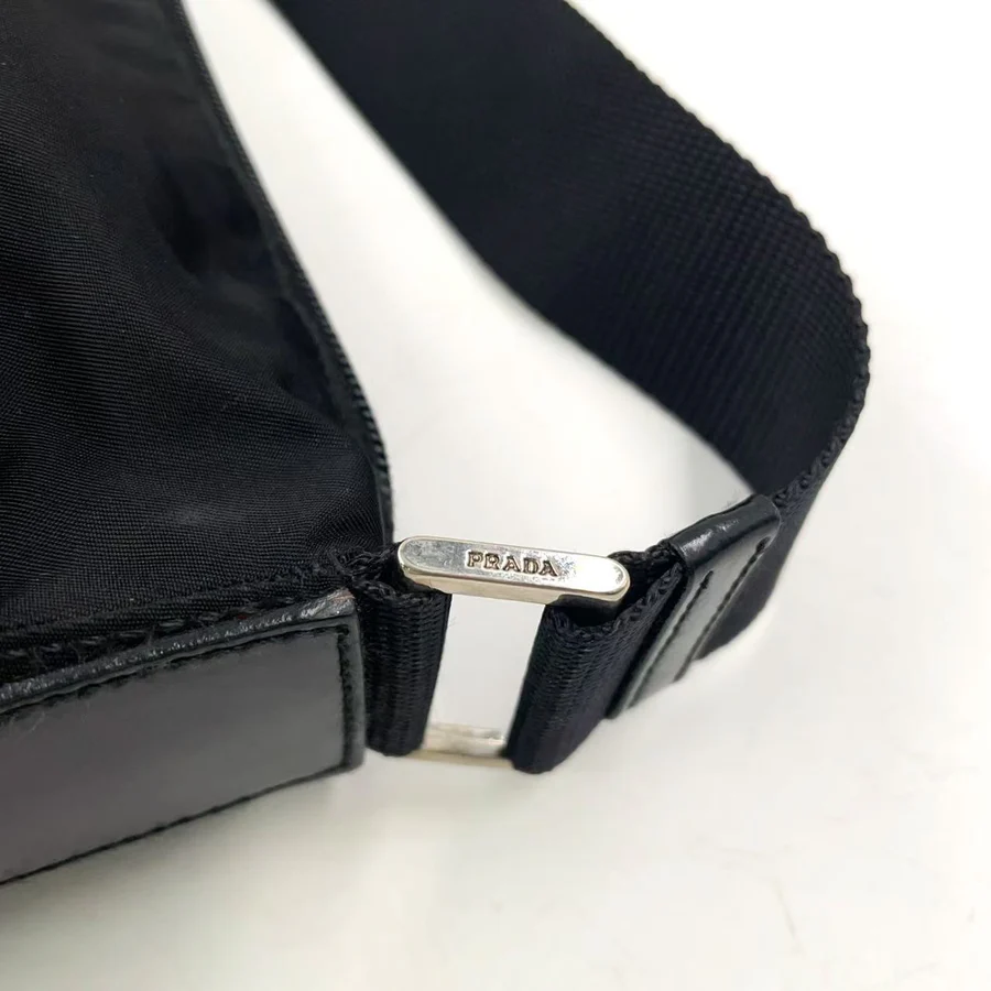 Prada Vera Triangle Shoulder Bag