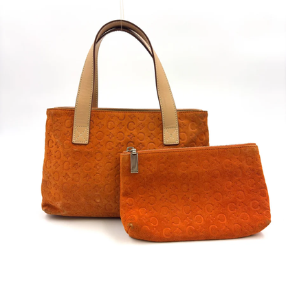 Celine Macadam Handbag and Pouch