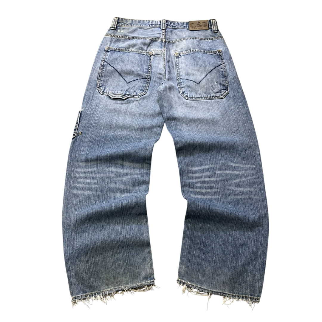 RARE Vintage JNCO Crown Jeans (32x30US)