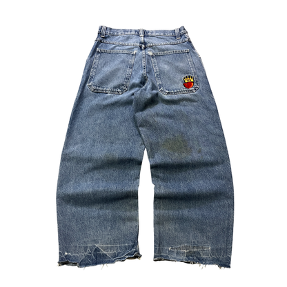 RARE Vintage JNCO Crown Heart Jeans (32x32US)