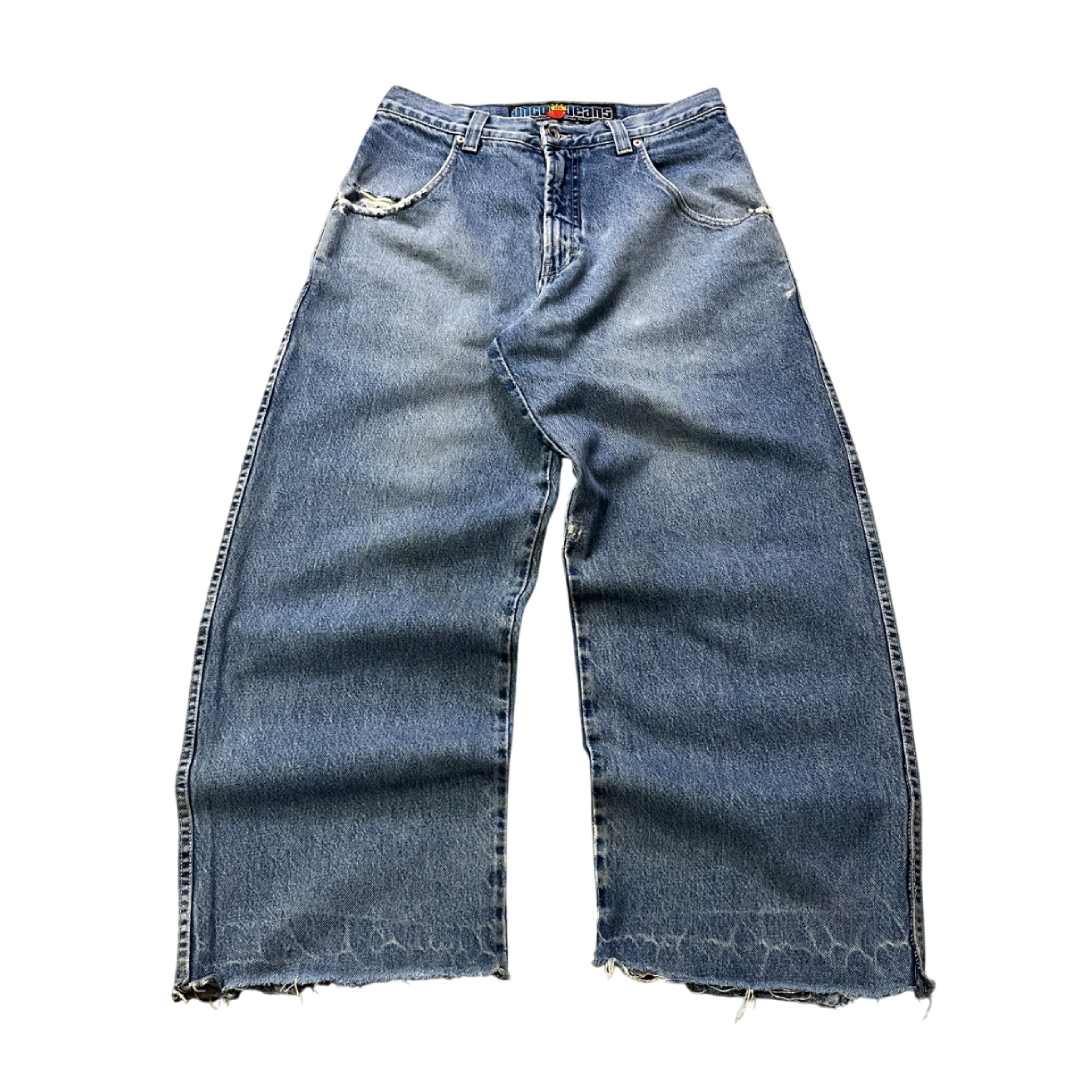 RARE Vintage JNCO Crown Heart Jeans (32x32US)