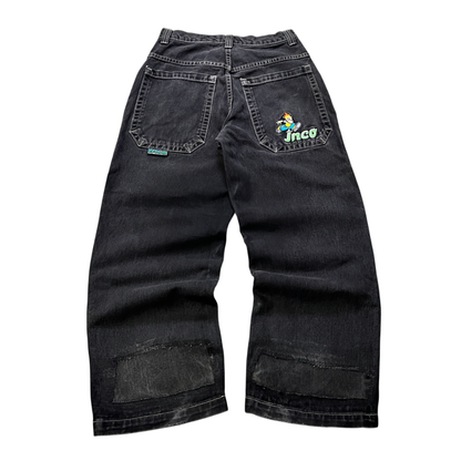 RARE Vintage JNCO Flamehead Jeans (S)