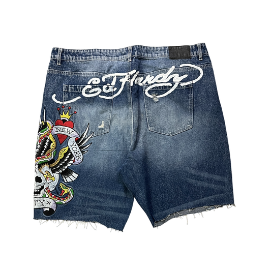Vintage Ed Hardy Jorts (XL)