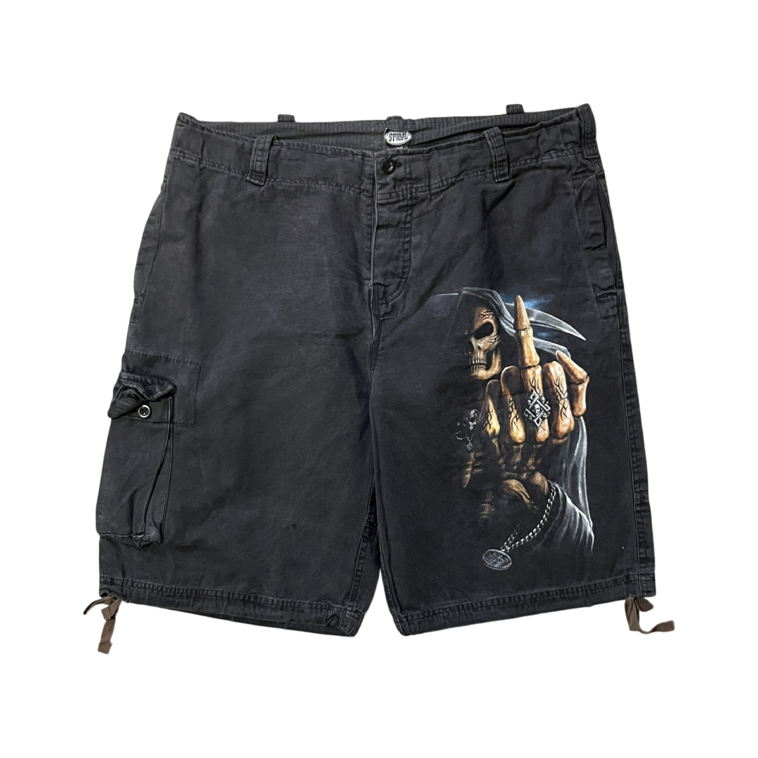 Vintage Spiral Jorts (XL)