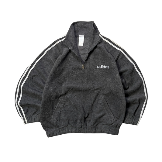 Polaire vintage Adidas 1/4 zippée (M)