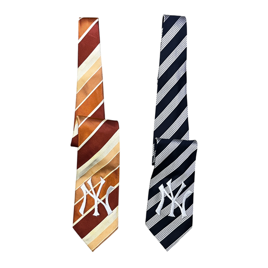 2 cravates vintage des Yankees de New York