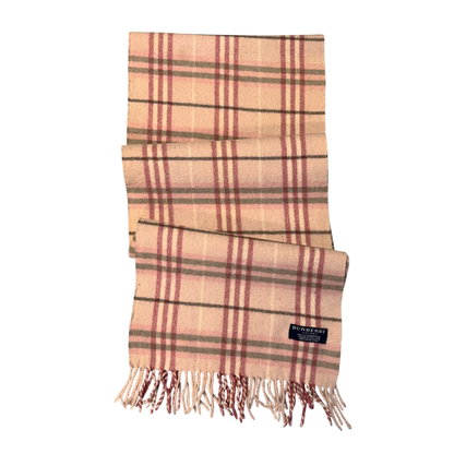 Vintage Burberry Scarf 100% Lambswool