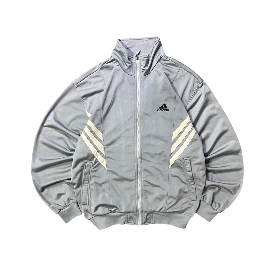 Vintage Adidas Jacke mit Reißverschluss / Rückendesign (S)