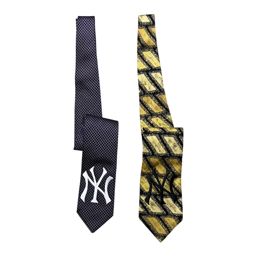 2 cravates vintage des Yankees de New York