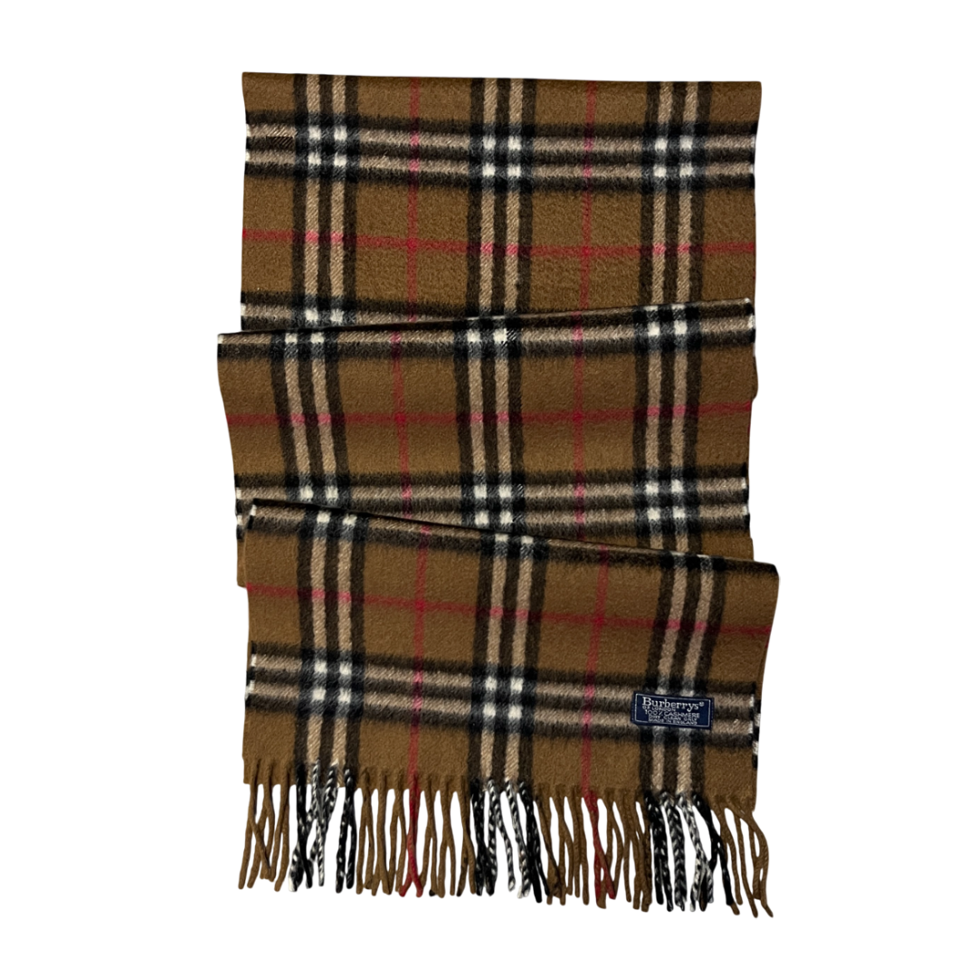 Vintage Burberry Scarf 100% Cashmere