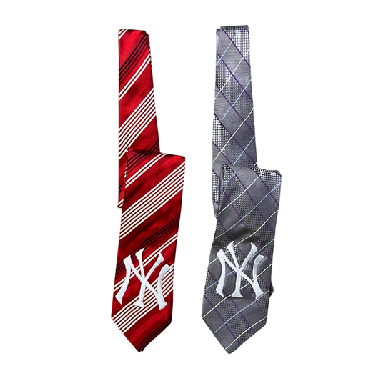 2 cravates vintage des Yankees de New York