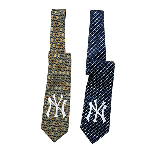 2 cravates vintage des Yankees de New York
