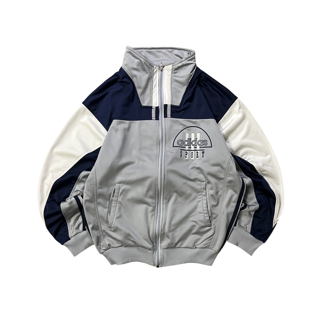 Vintage Adidas Zip-up Jacket / Back Design (S)
