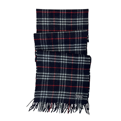 Vintage Burberry Scarf 100% Lambswool