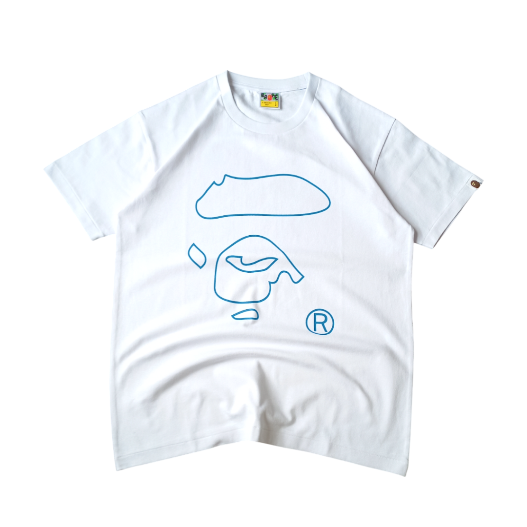 BAPE Monkey Face Tee 'White' (S)