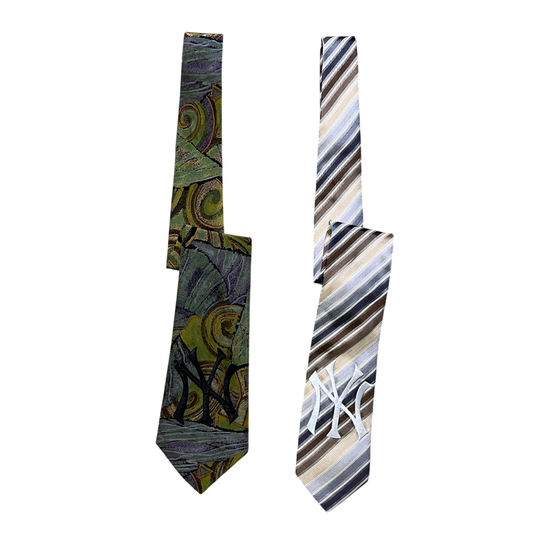 2 cravates vintage des Yankees de New York