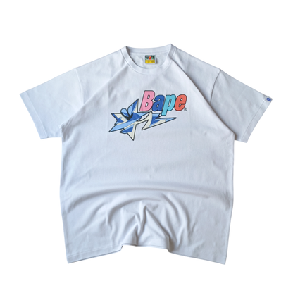 BAPE Shooting Star Tee 'White' (L)