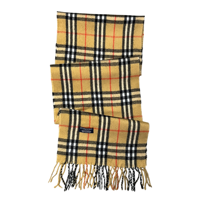 Vintage Burberry Scarf 100% Lambswool