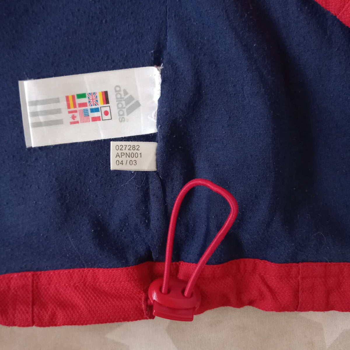 Vintage Adidas Trackjacket Red/Darkblue (L)