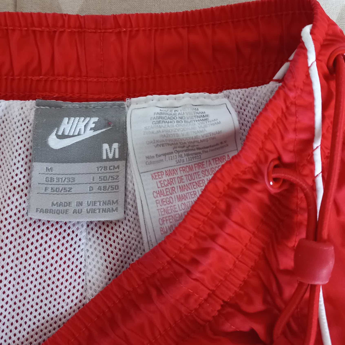Vintage Nike Trackpant Red (M)