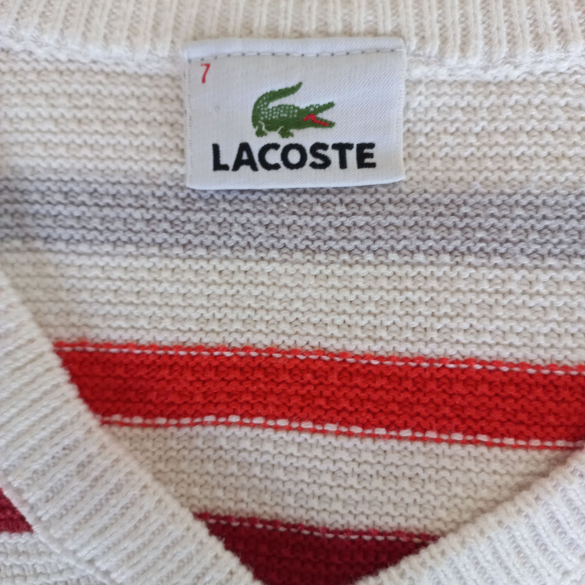 Sweat Lacoste Vintage (Taille L)