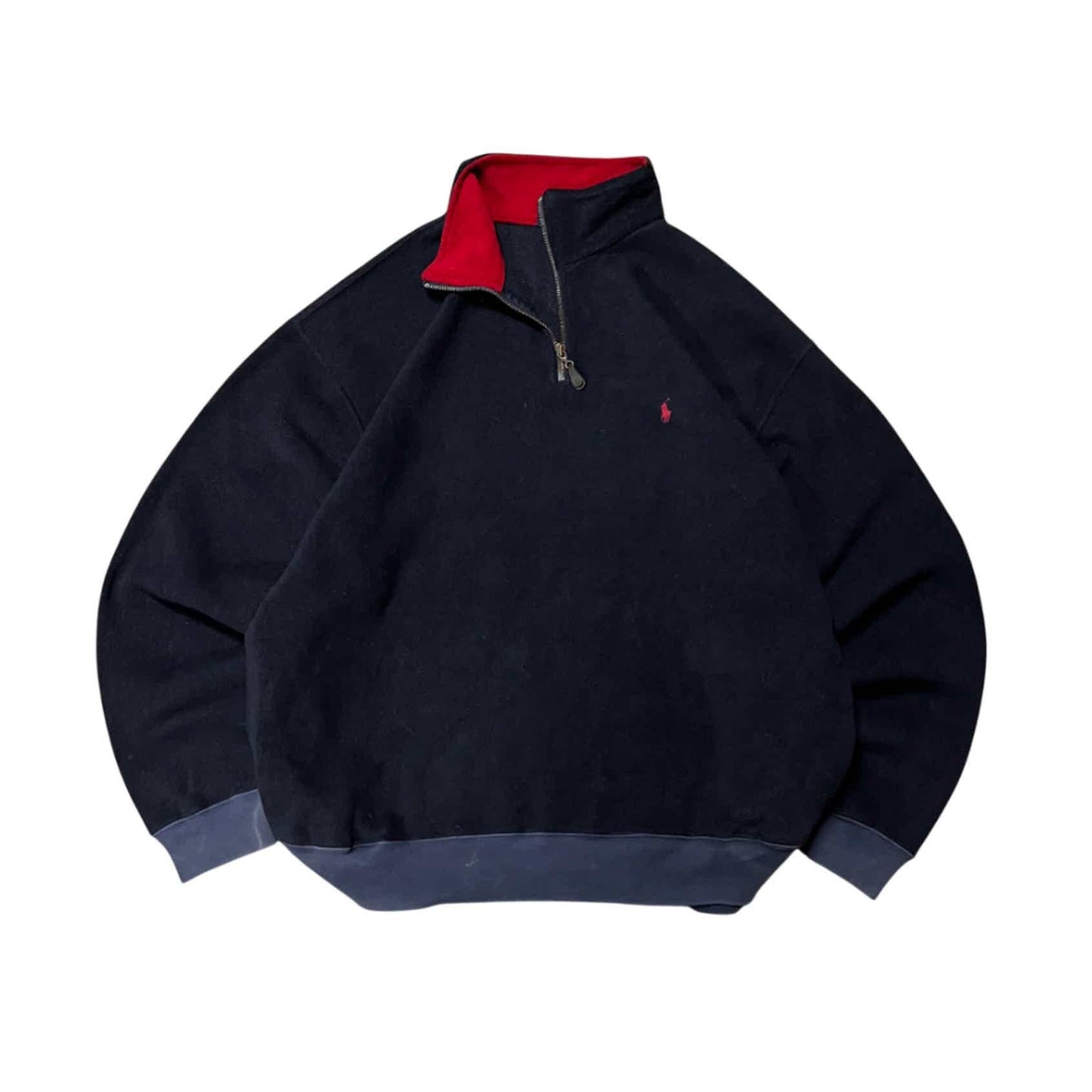 Polaire vintage Ralph Lauren à fermeture éclair 1/4 (XL)