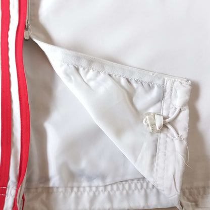 Vintage Adidas Trainingshose Weiß/Rot (S)